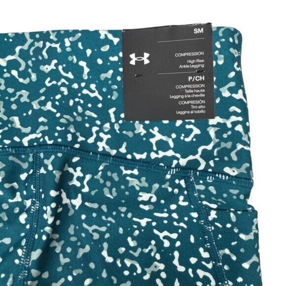 NWT UNDER ARMOUR Heatgear Compression High Rise Ankle Leggings Womens Size Small - Picture 10 of 10